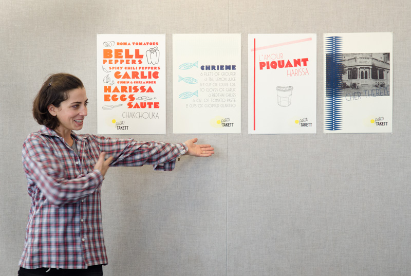Orly Olivier Petit Takett posters at Penland